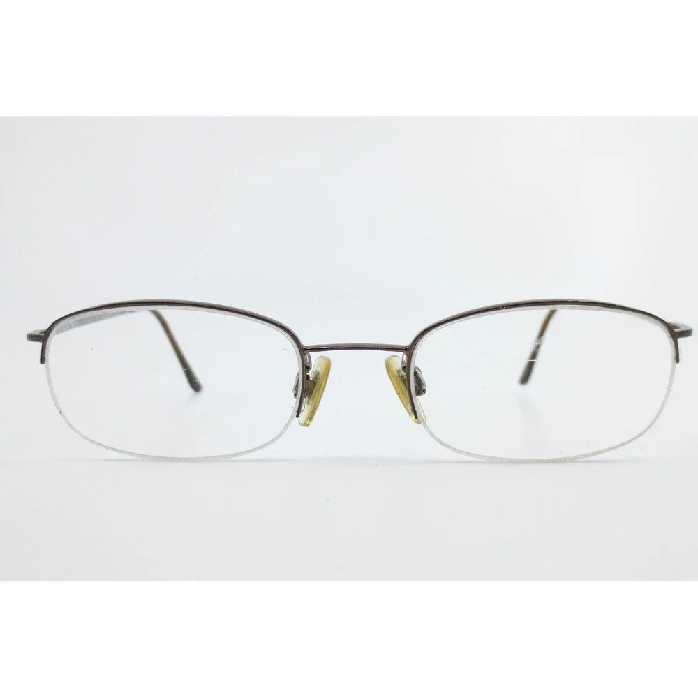 Ralph Lauren Polo 1004 9013 Brown Tortoise Oval Semi Rimless Eyeglasses